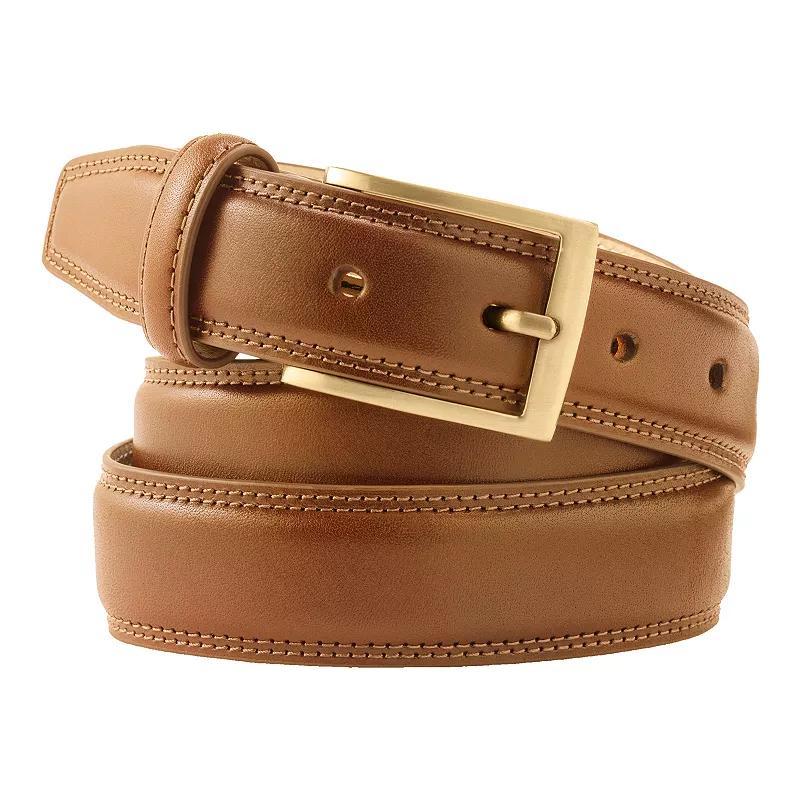 Lands End Mens Glove Leather Belt Brown Product Image