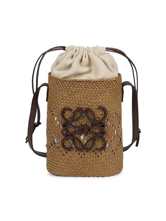 Womens LOEWE x Paulas Ibiza Anagram Cut-Out Bucket Bag Product Image