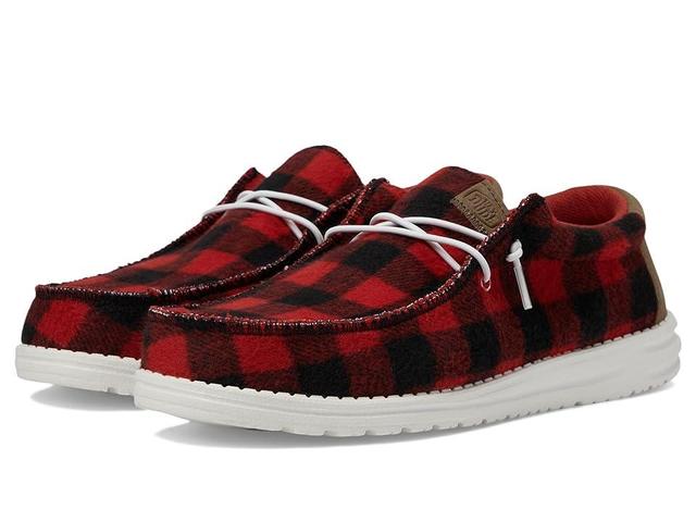 Hey Dude Wally Buffalo Plaid Men's Shoes Product Image