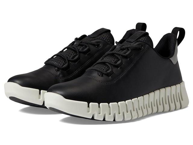 ECCO Gruuv Sneaker (Black/Light Grey) Women's Shoes Product Image