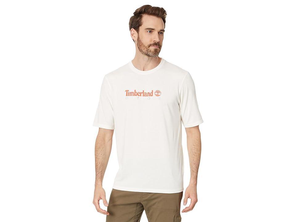 Timberland Anti-UV Printed Tee (Vintage White) Men's T Shirt Product Image