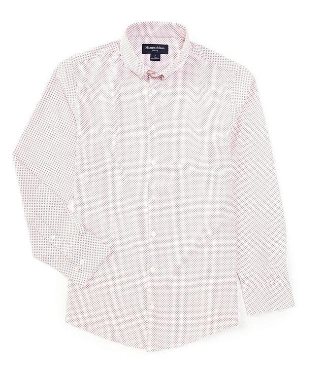 Mizzen+Main Performance Stretch Leeward Mini-Print Long Sleeve Woven Shirt Product Image