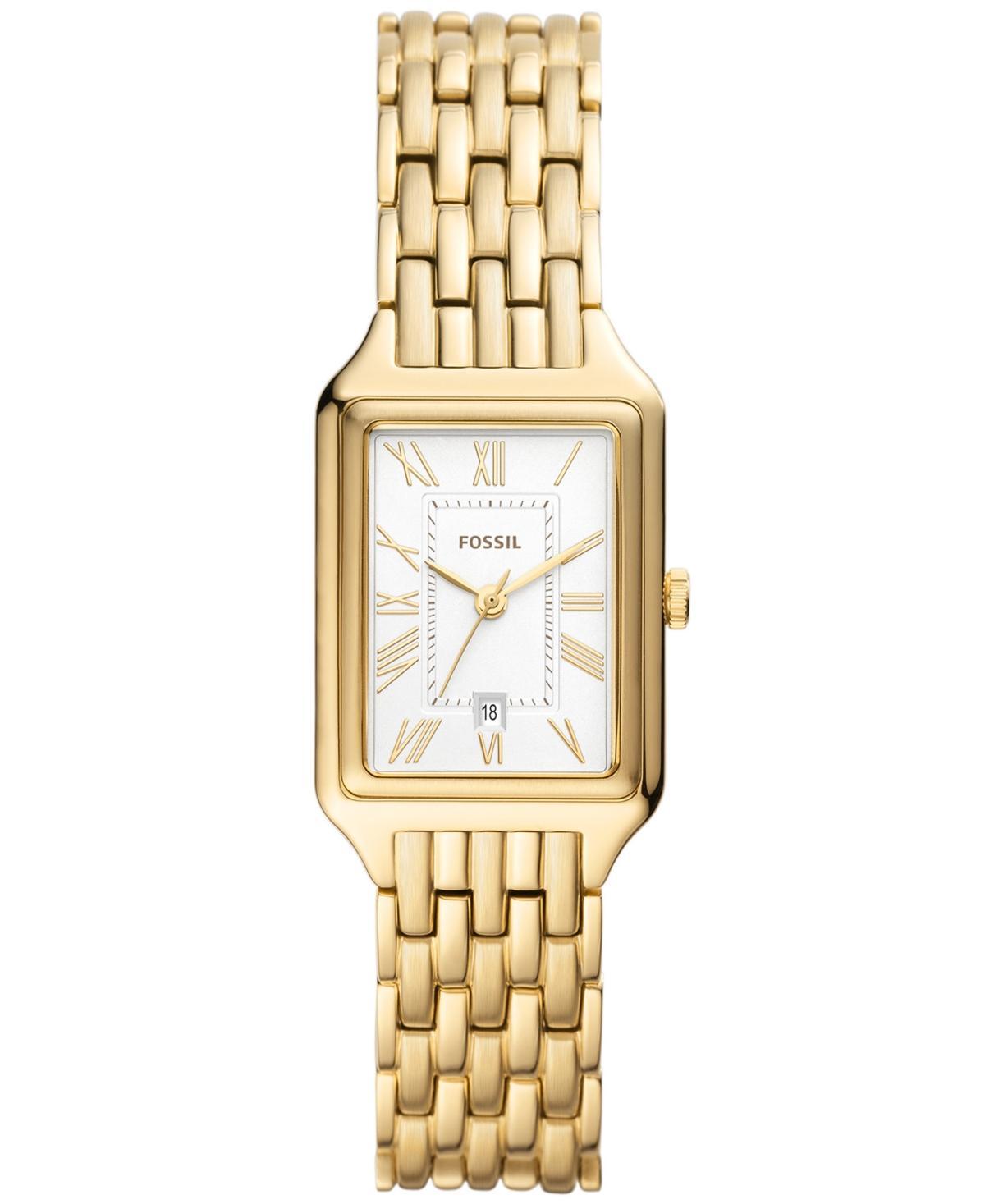 Fossil Womens Raquel Gold-Tone Stainless Steel Bracelet Watch, 23mm Product Image