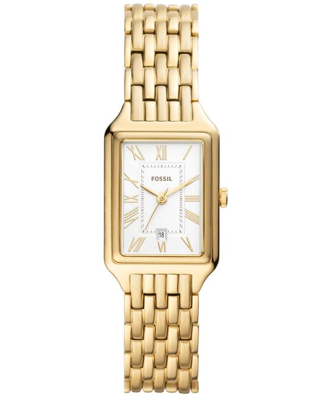 Fossil Womens Raquel Gold-Tone Stainless Steel Bracelet Watch, 23mm Product Image