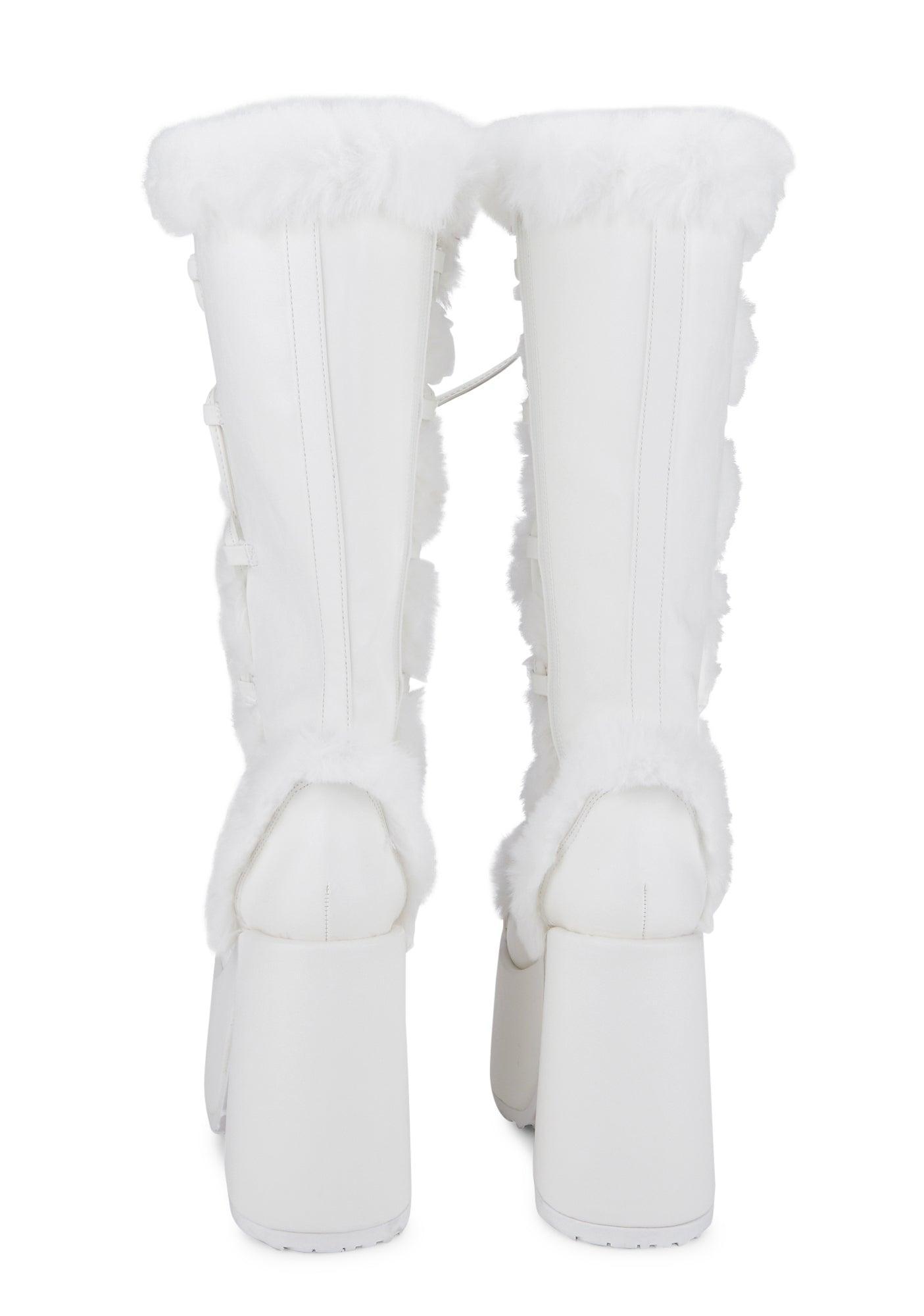 Pure Vigilance Platform Boots-White Male Product Image