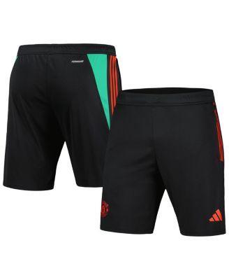 Mens adidas Black Manchester United 2023/24 Training Aeroready Shorts Product Image