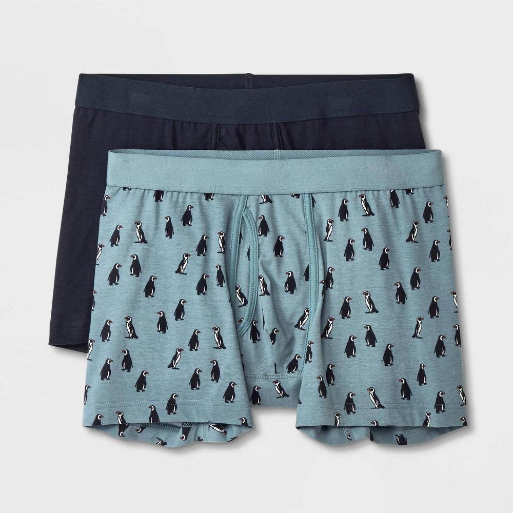 Mens Penguin Print Boxer Briefs 2pk - Goodfellow & Co Product Image