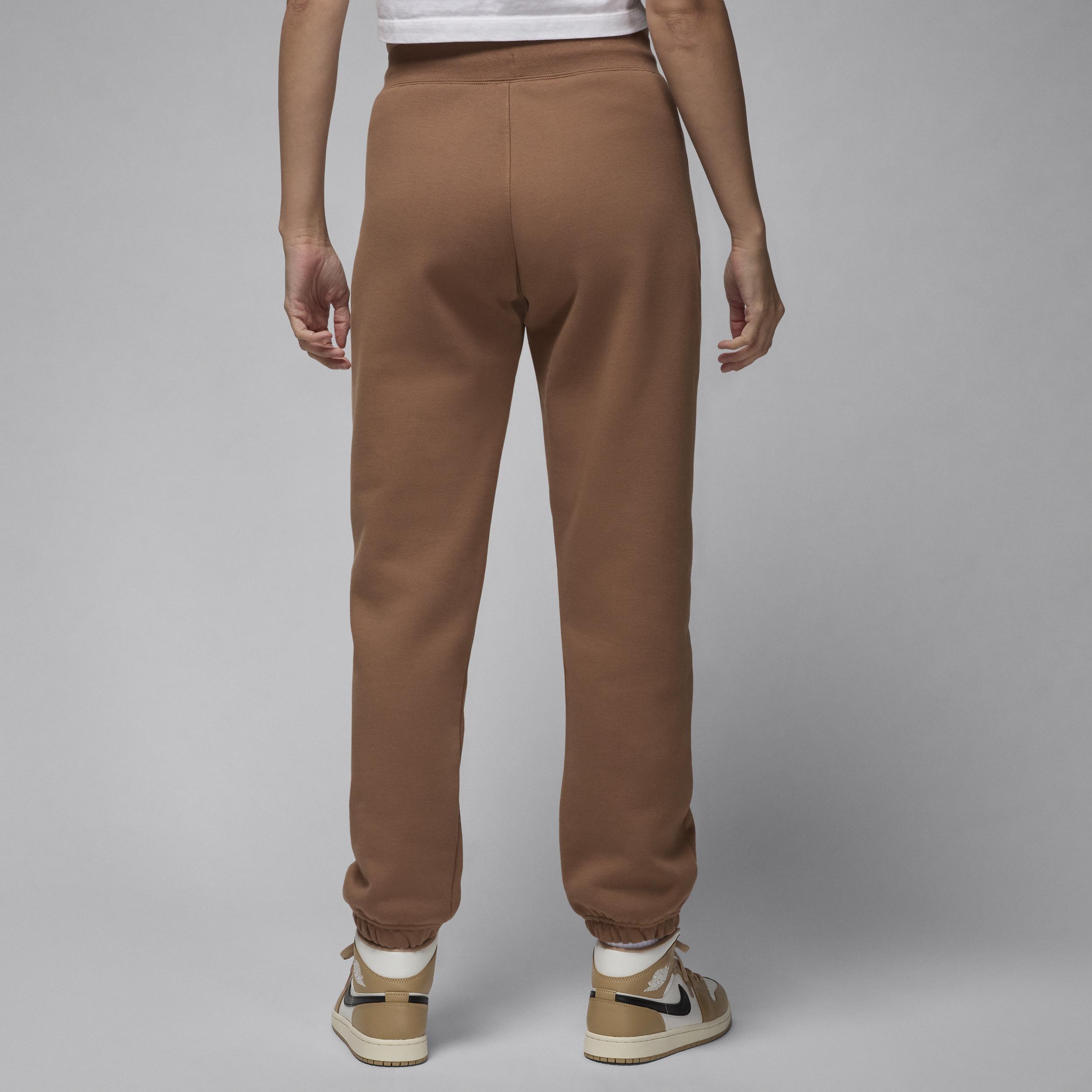 Jordan Womens Flight Fleece Pants 24 - Brown/Brown Product Image