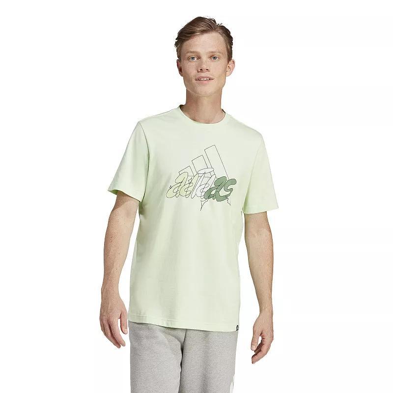 Mens adidas Sportswear Illustrated Badge Graphic Tee Product Image