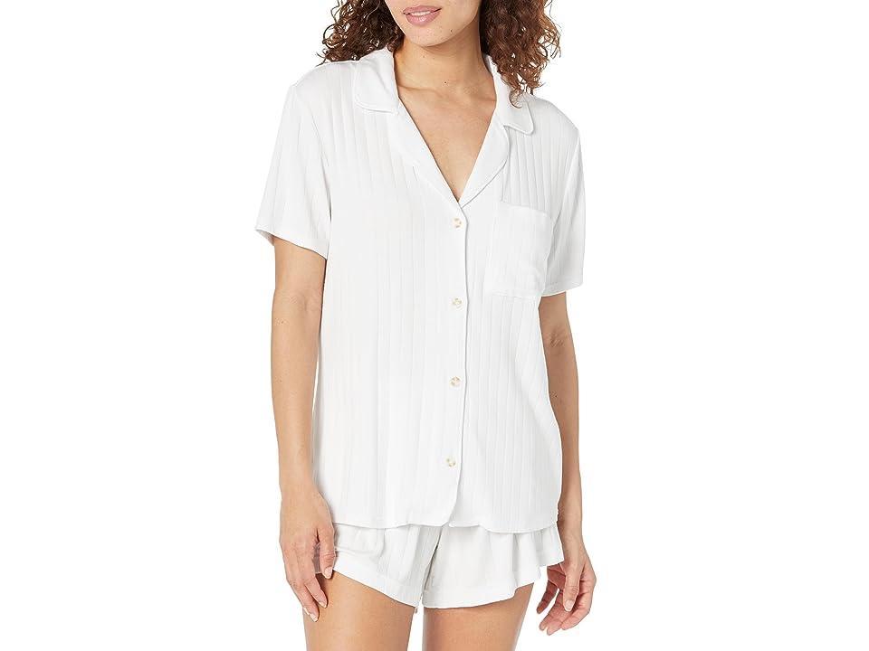 Eberjey Relaxed Rib Short Pajamas Product Image