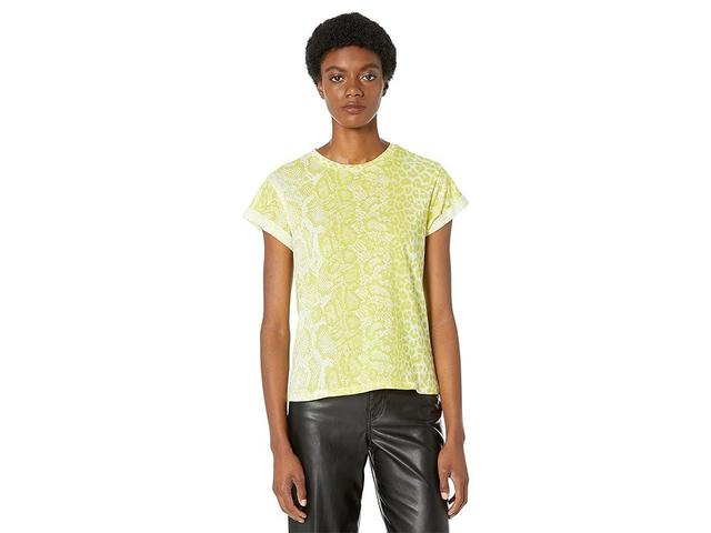 AllSaints Anna Tee (Lime ) Women's Clothing Product Image