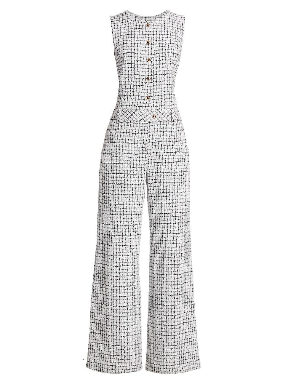 Womens Tori Tweed Sleeveless Jumpsuit product image