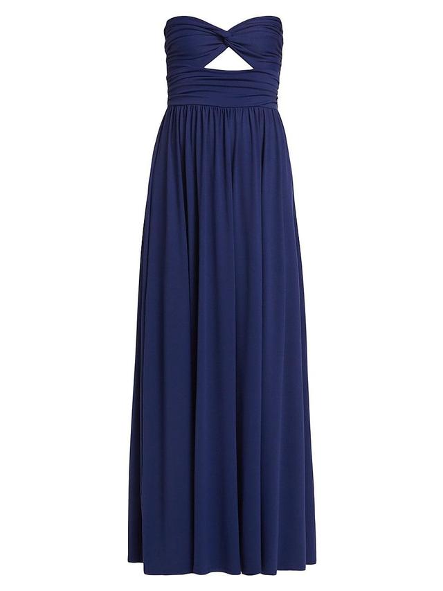 Womens Twisted Strapless Maxi Dress Product Image