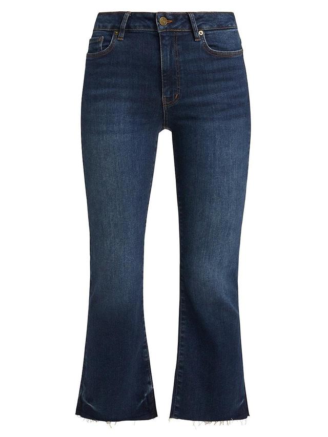 Womens Le Crop Mini Boot High-Waist Raw-Hem Jeans Product Image