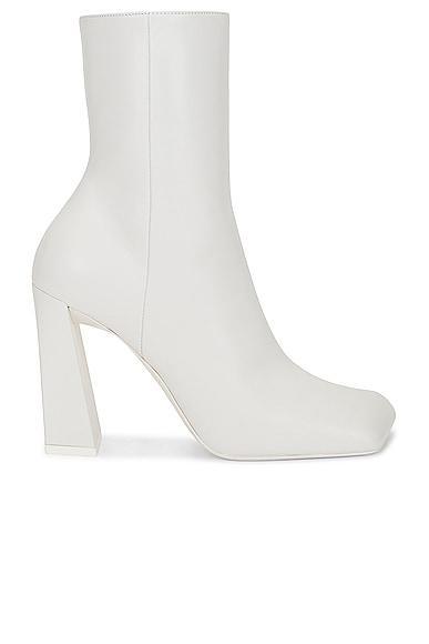 AMINA MUADDI Marine Bootie in White - White. Size 41 (also in 36, 37.5). Product Image