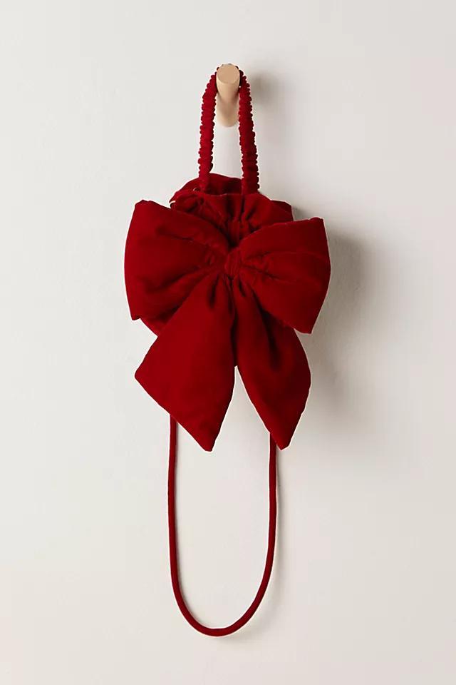 Belle Velvet Bow Bag Product Image