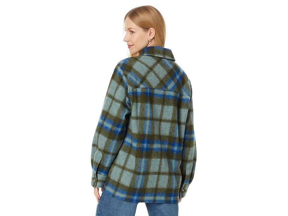 Faherty Cotswold Shirt Jacket (Oakland Plaid) Women's Fleece Product Image