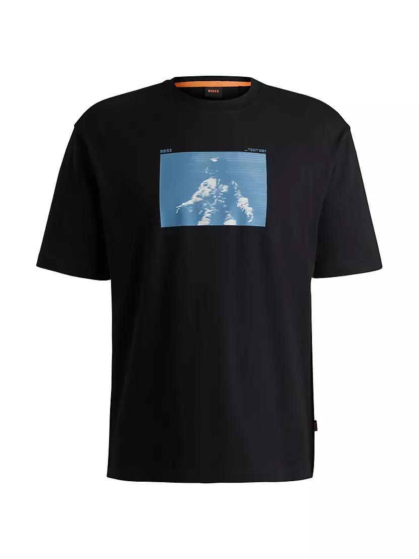 Cotton-Jersey Relaxed-Fit T-Shirt with Seasonal Graphic product image