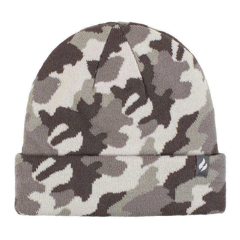 Mens Heat Holders Heatweaver Lined Camo Roll up Hat Product Image