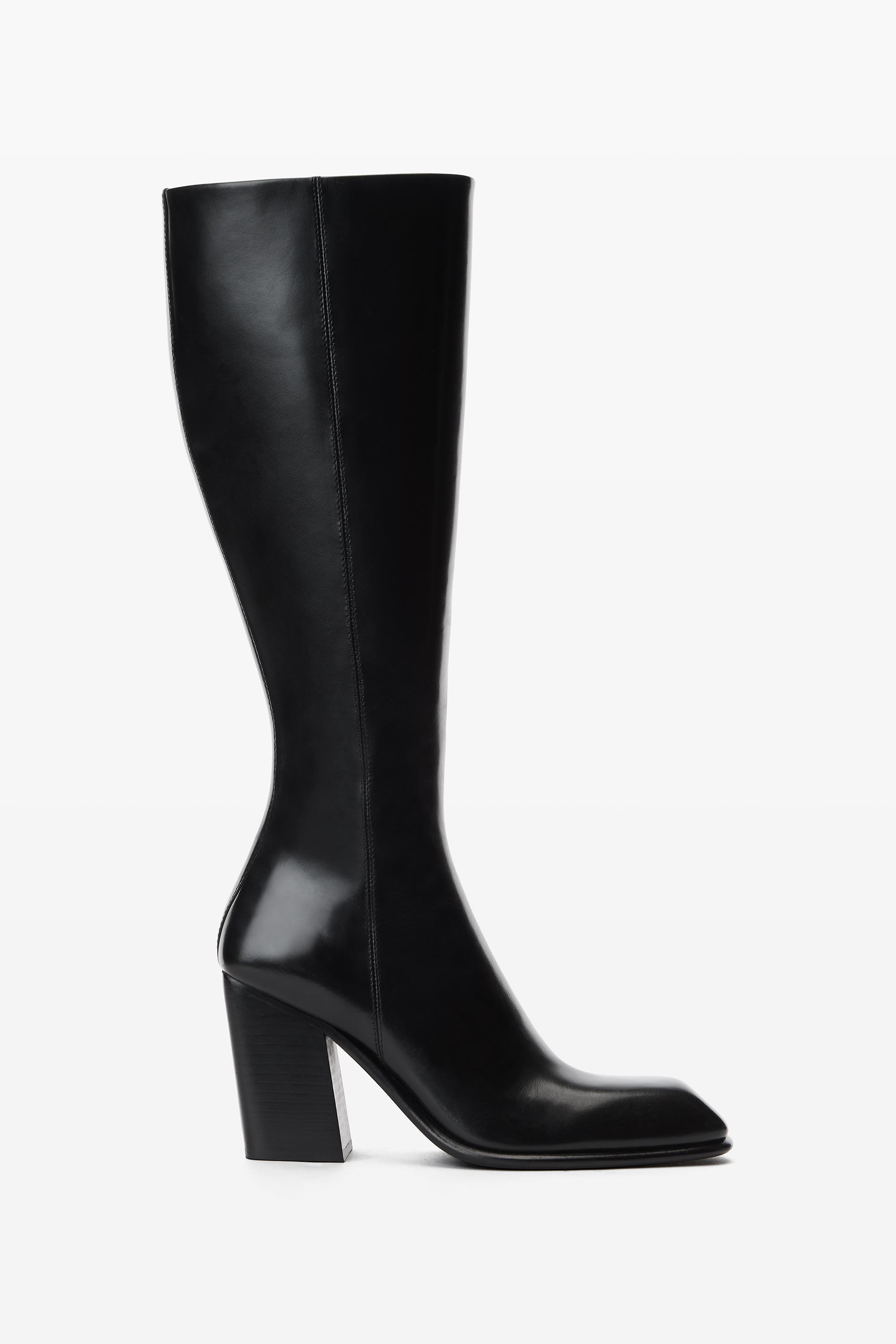 Throttle 95mm Knee-high Boot In Leather Product Image