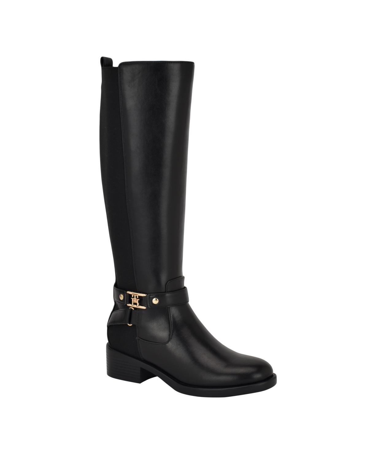 Tommy Hilfiger Womens Iyla High Shaft Riding Boots Product Image