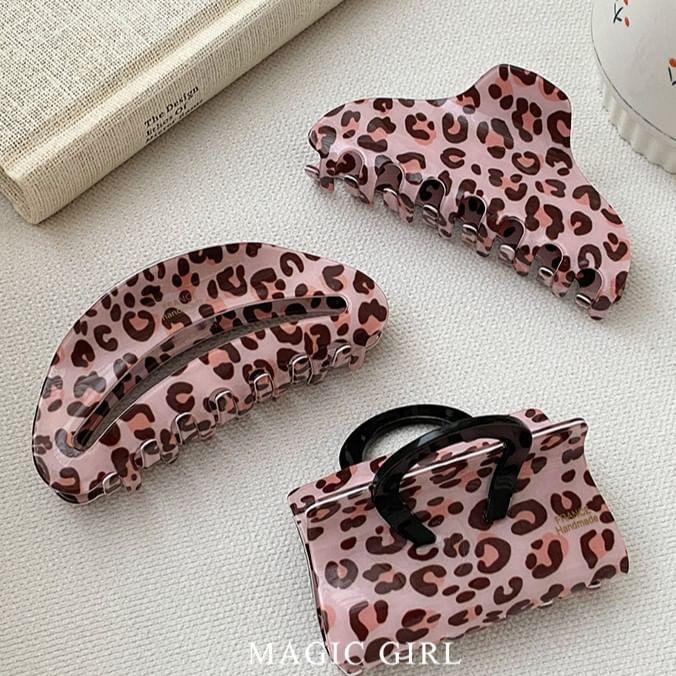 Leopard Print Hair Claw Product Image