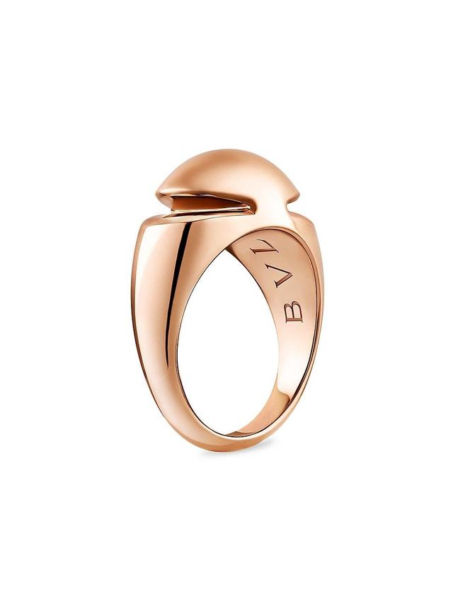 Womens Cabochon 18K Rose Gold Ring Product Image