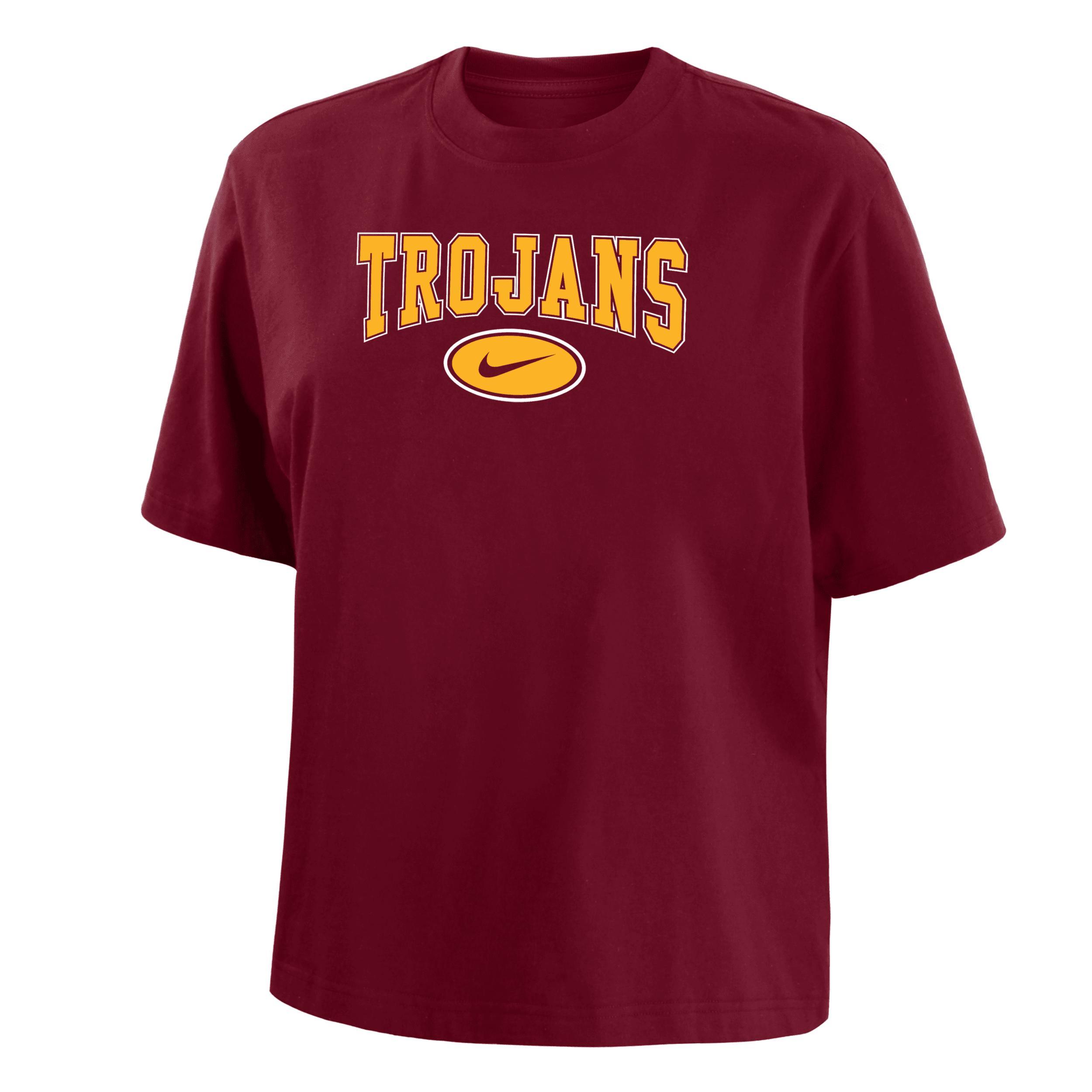 USC Nike Womens College Boxy T-Shirt Product Image