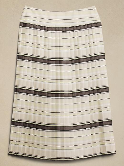 Pleated Midi Skirt Product Image