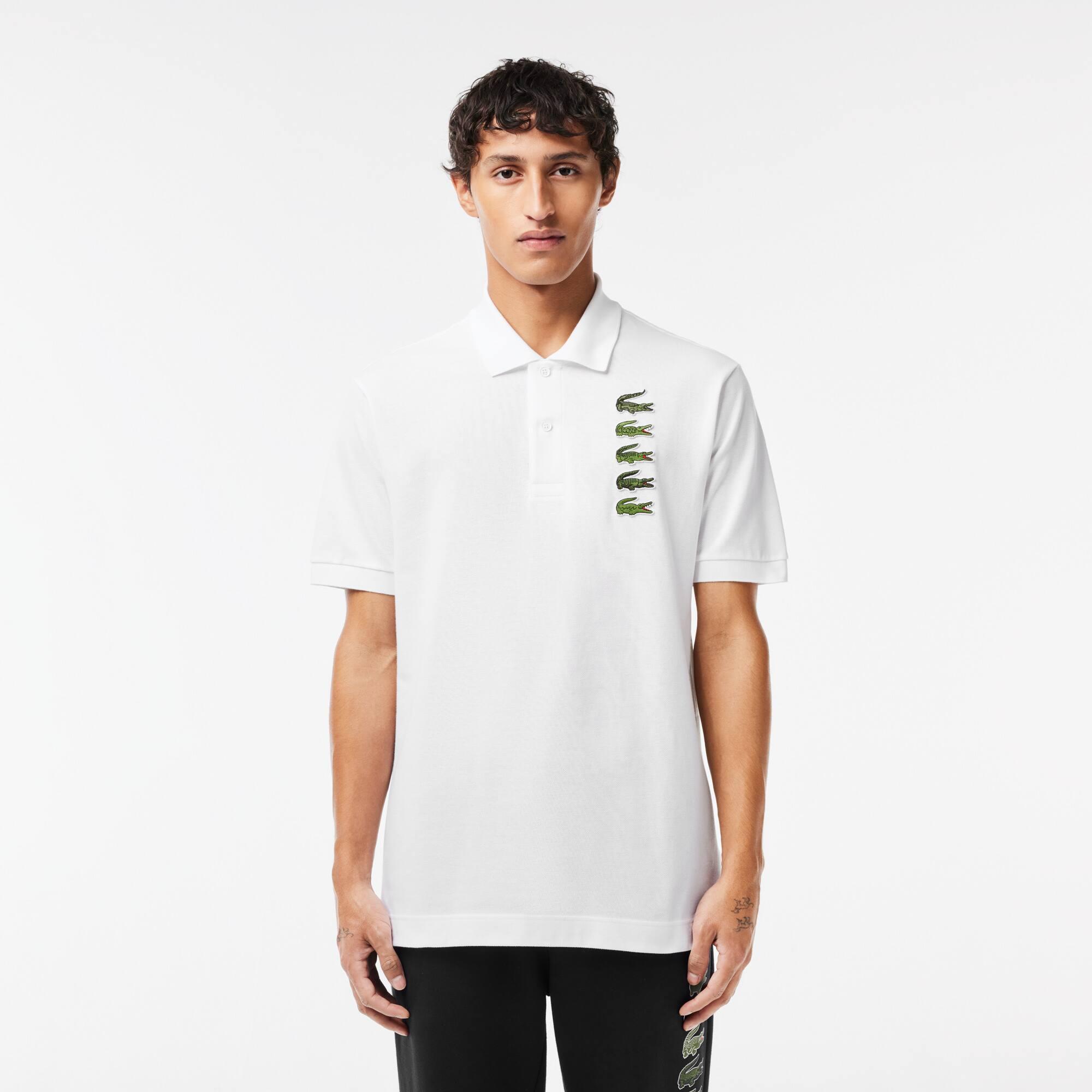 Croc Badge Piqué Polo Shirt Product Image