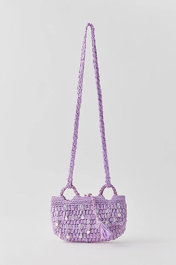 Kimchi Blue Beaded Raffia Crossbody Bag Womens at Urban Outfitters Product Image