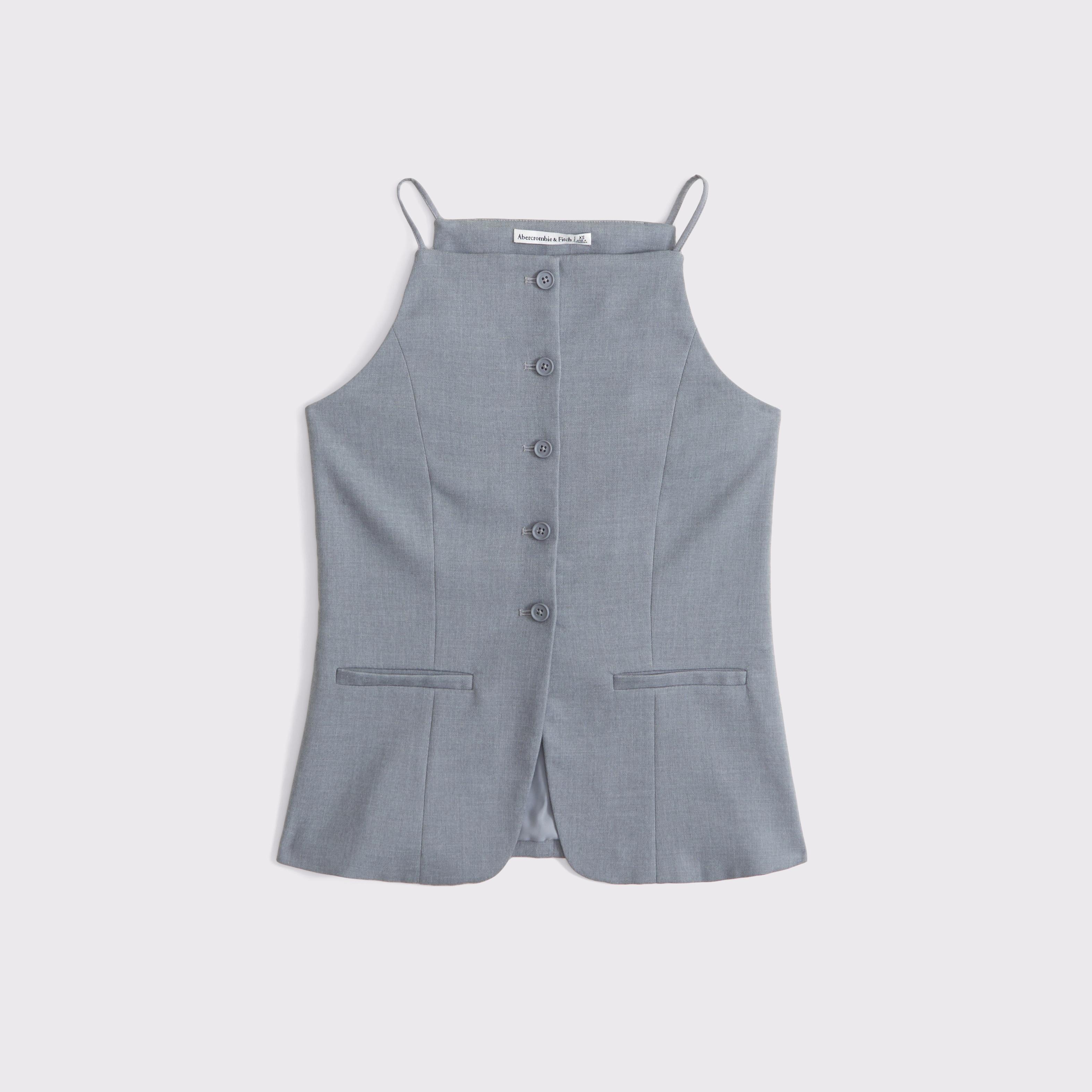 High-Neck Suiting Vest Product Image