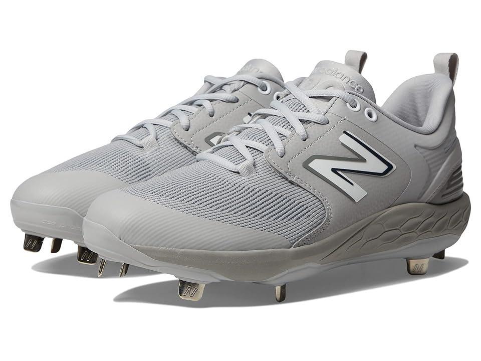 New Balance Fresh Foam X 3000v6 Metal (Grey/White) Men's Shoes Product Image