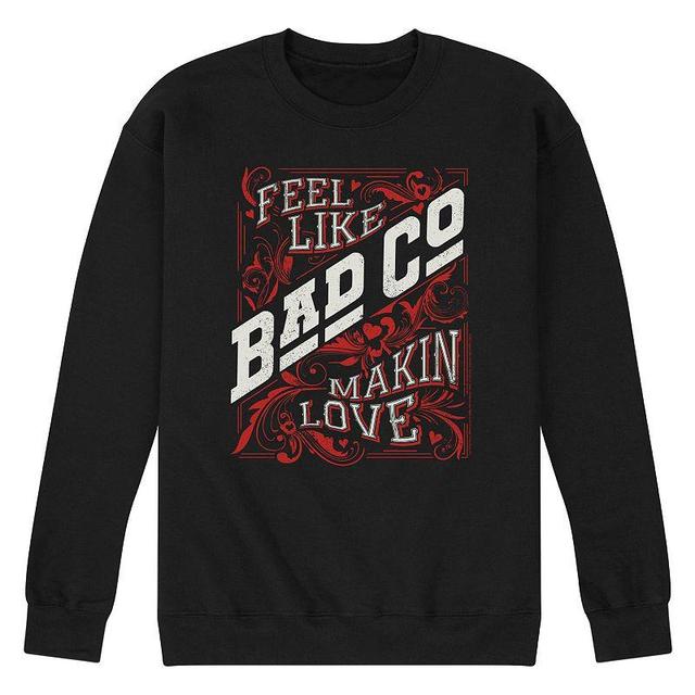 Mens Bad Company Makin Love Sweatshirt Black Product Image