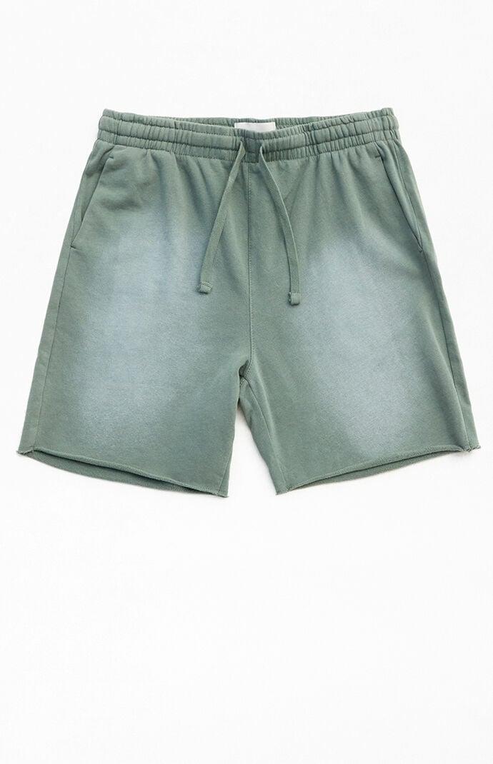 Men's Acid Wash Sweat Shorts - Product Image