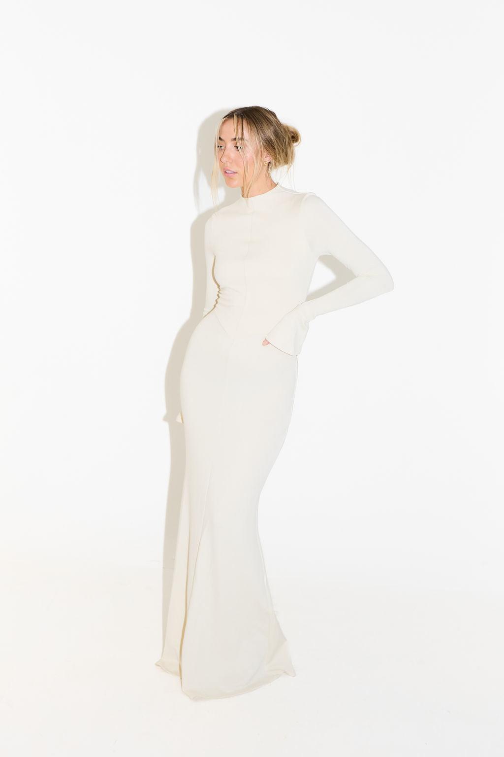 The Ultimate Muse Knitted Long Sleeve Maxi Dress Product Image