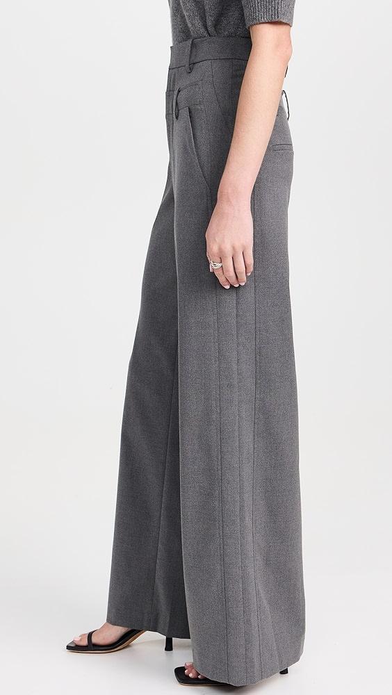 alice + olivia Aspen Double Waist Trousers | Shopbop Product Image