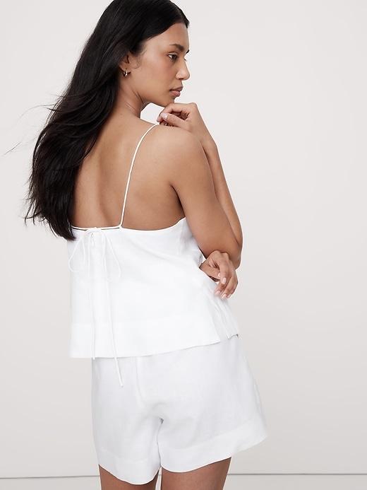 Linen Square-Neck Tank Product Image