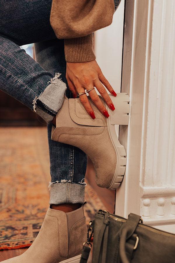 The Oakford Faux Suede Bootie Product Image