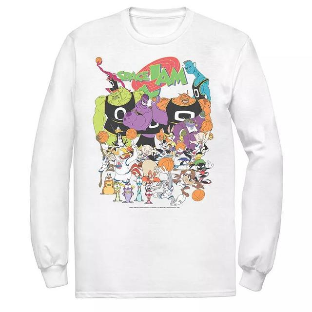 Mens Looney Tunes Space Jam Big Group Shot Tee Product Image