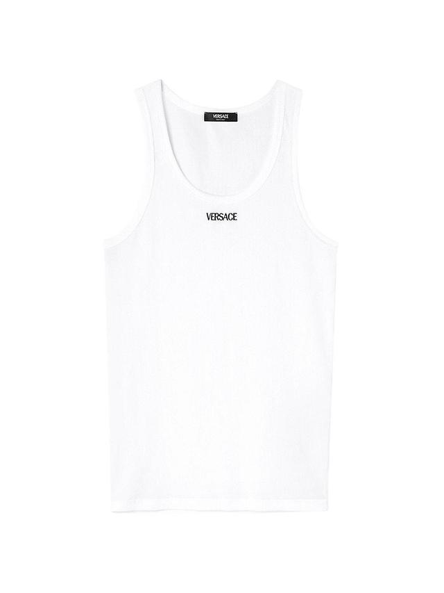 Mens Logo Cotton-Blend Tank Product Image