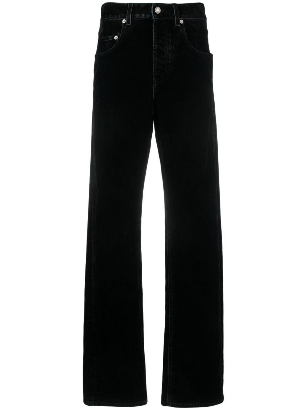 Low Rise Jeans In Black Product Image