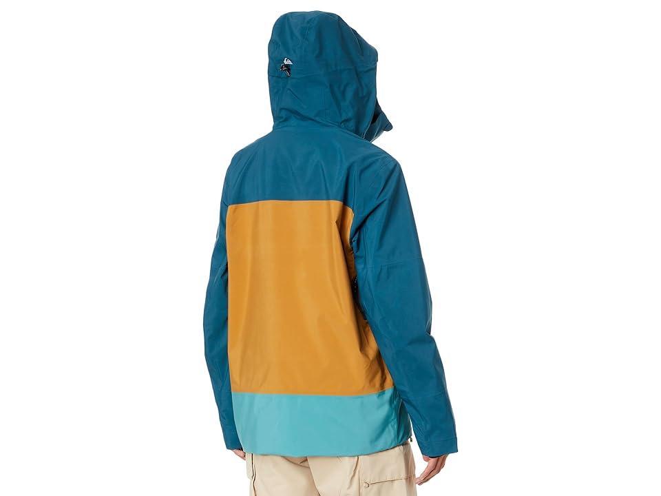 Quiksilver Snow Forever Stretch GORE-TEX(r) Jacket (Majolica Blue) Men's Clothing Product Image