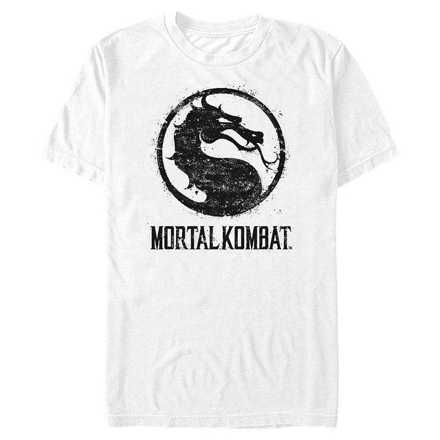 Mens Mortal Kombat Splatter Logo Graphic Tee Product Image