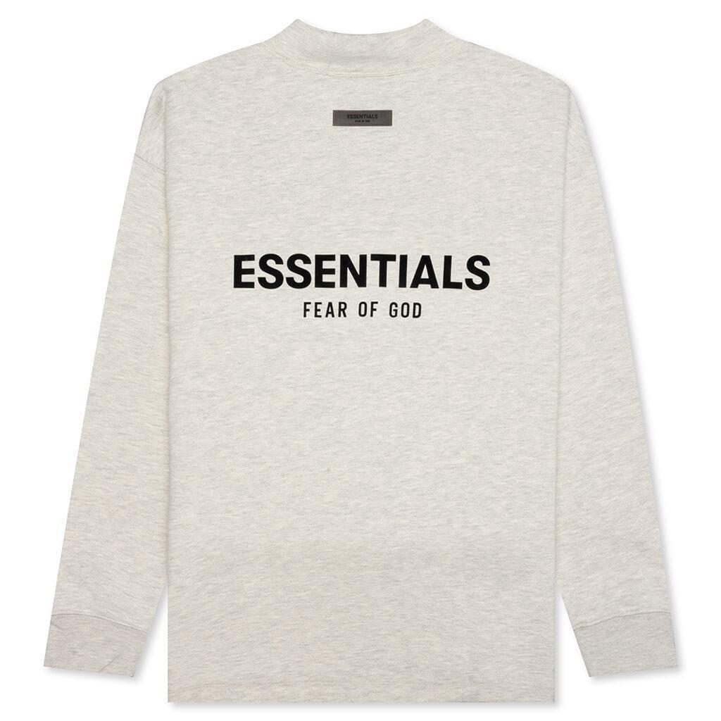 Essentials Core Relaxed Mockneck - Light Oatmeal Male Product Image