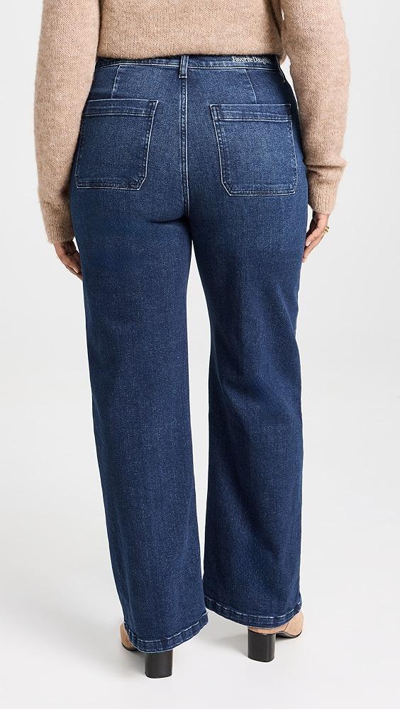 Favorite Daughter The Mischa Super High Rise Wide Leg Jeans | Shopbop Product Image