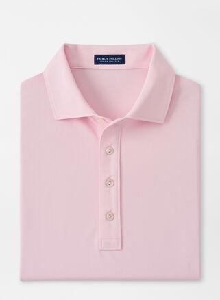 Peter Millar Mens Soul Performance Mesh Polo | Color: Misty Rose | Size: XXL Product Image