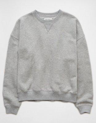 AE Relaxed Graphic Crew Neck Sweatshirt Product Image