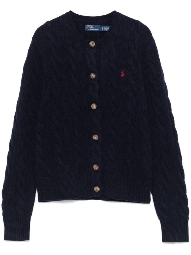 cable-knit cardigan Product Image