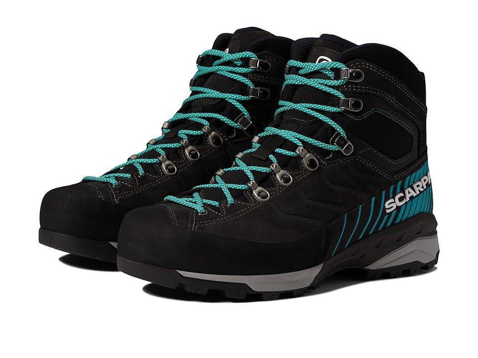 Scarpa Mescalito TRK GTX (Dark Anthracite/Tropical Green) Women's Shoes Product Image